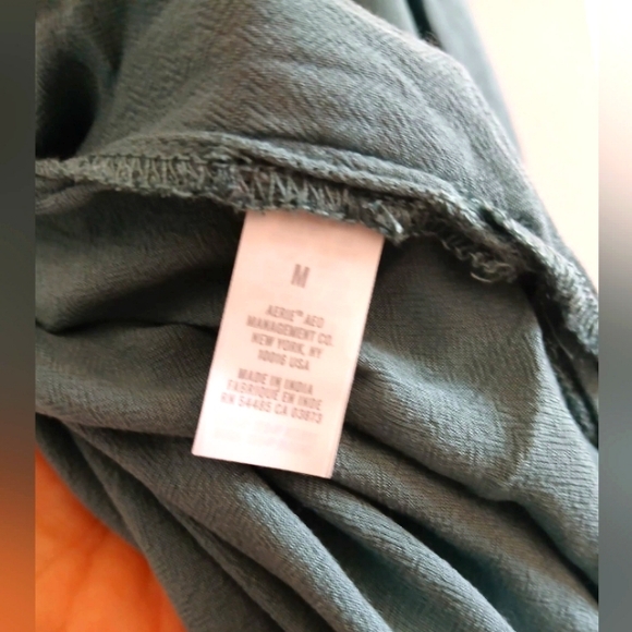 NWT Aerie Dress Gauzy Midi Strappy Side Slits Size M - Picture 7 of 8